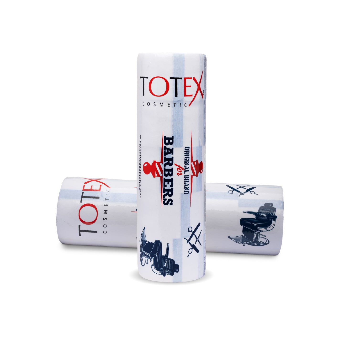 Totex Professional Neck Strips – Premium Cellulose with Full-Glue Hold (5 Rolls / 500 Strips)